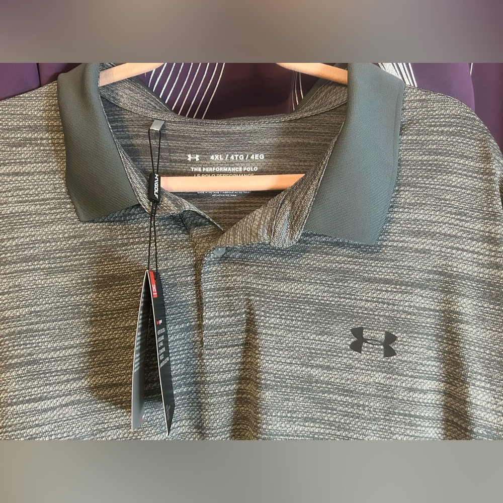 Under Armour Grey Golf Polo 4XL